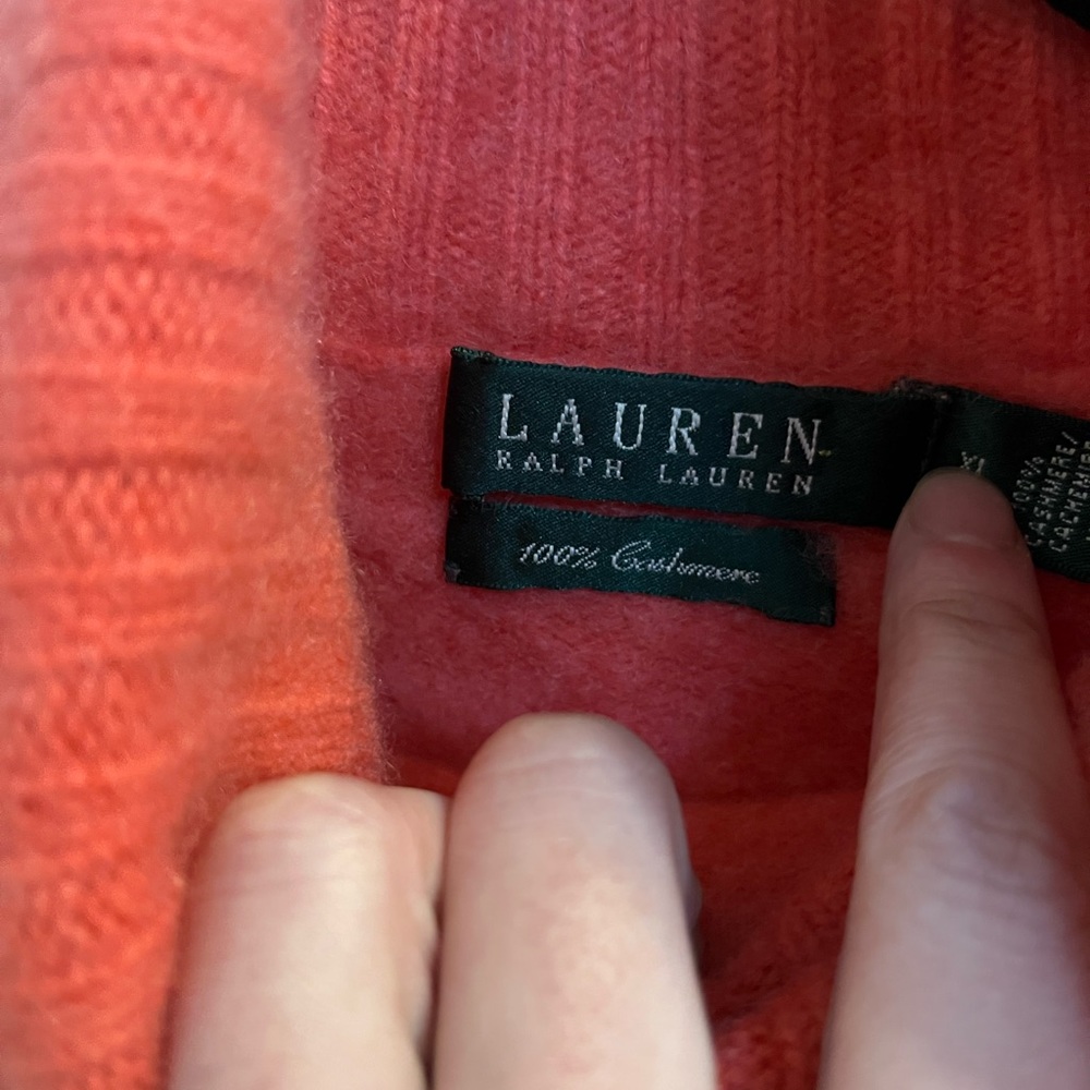 100% cashmere Ralph Lauren sweater (please read description) - Picture 3 of 3